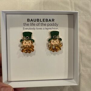 BAUBLEBAR ST. PATRICK’S  DAY IRISH LEPRECHAUN” EARRINGS NEW
